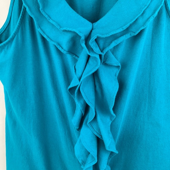 GAP | Teal Ruffled Tank - Picture 3 of 4